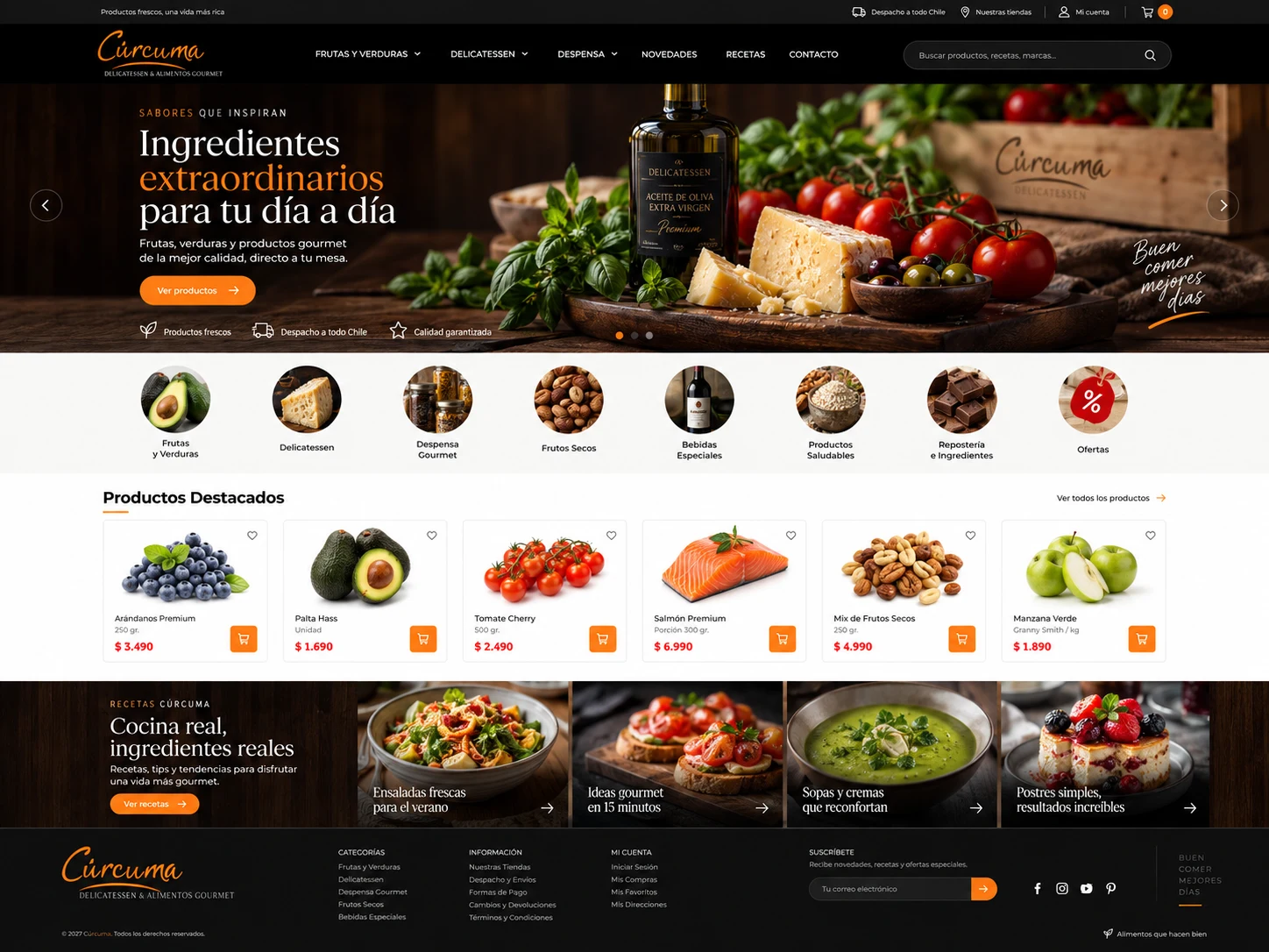 Proyecto web Cúrcuma